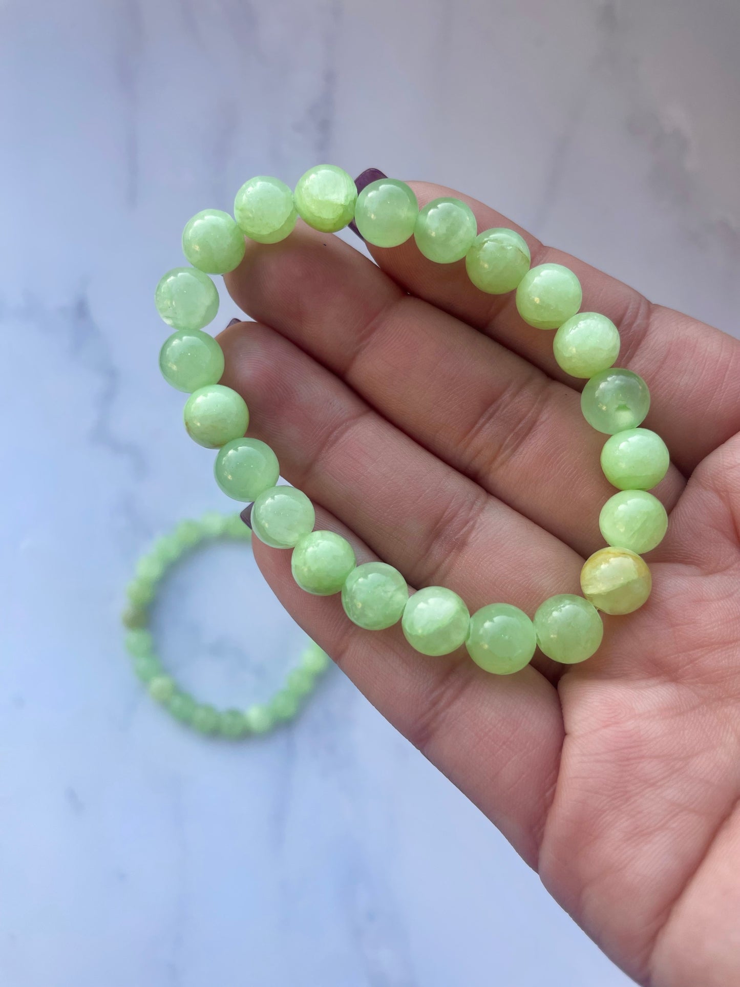 Flower Jade Bracelet