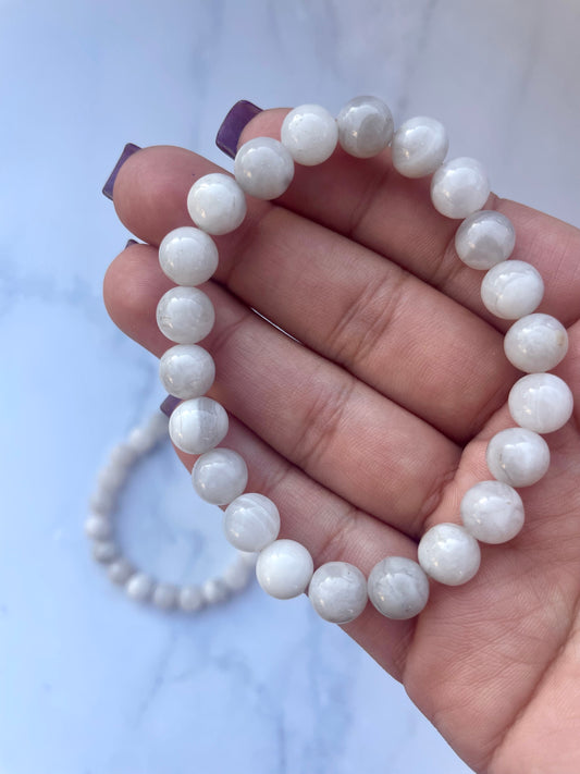 White Agate Bracelet